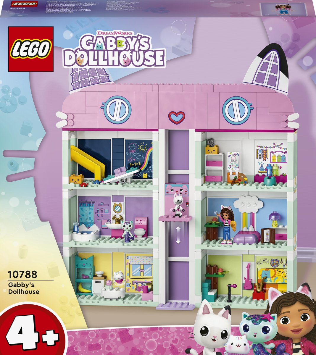 LEGO Gabby's poppenhuis Gabby's poppenhuis Speelgoed Speelgoed met 4 Minifiguren en Accessoires voor Kinderen 4+ - 10788 — afbeelding 16