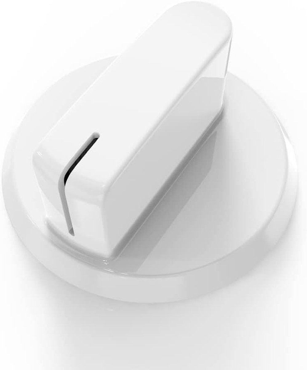 Wasdroger Knop Timer Bediening Wasdroger Reparatie Duurzaam Materiaal 7.62 x 7.62 cm Wit