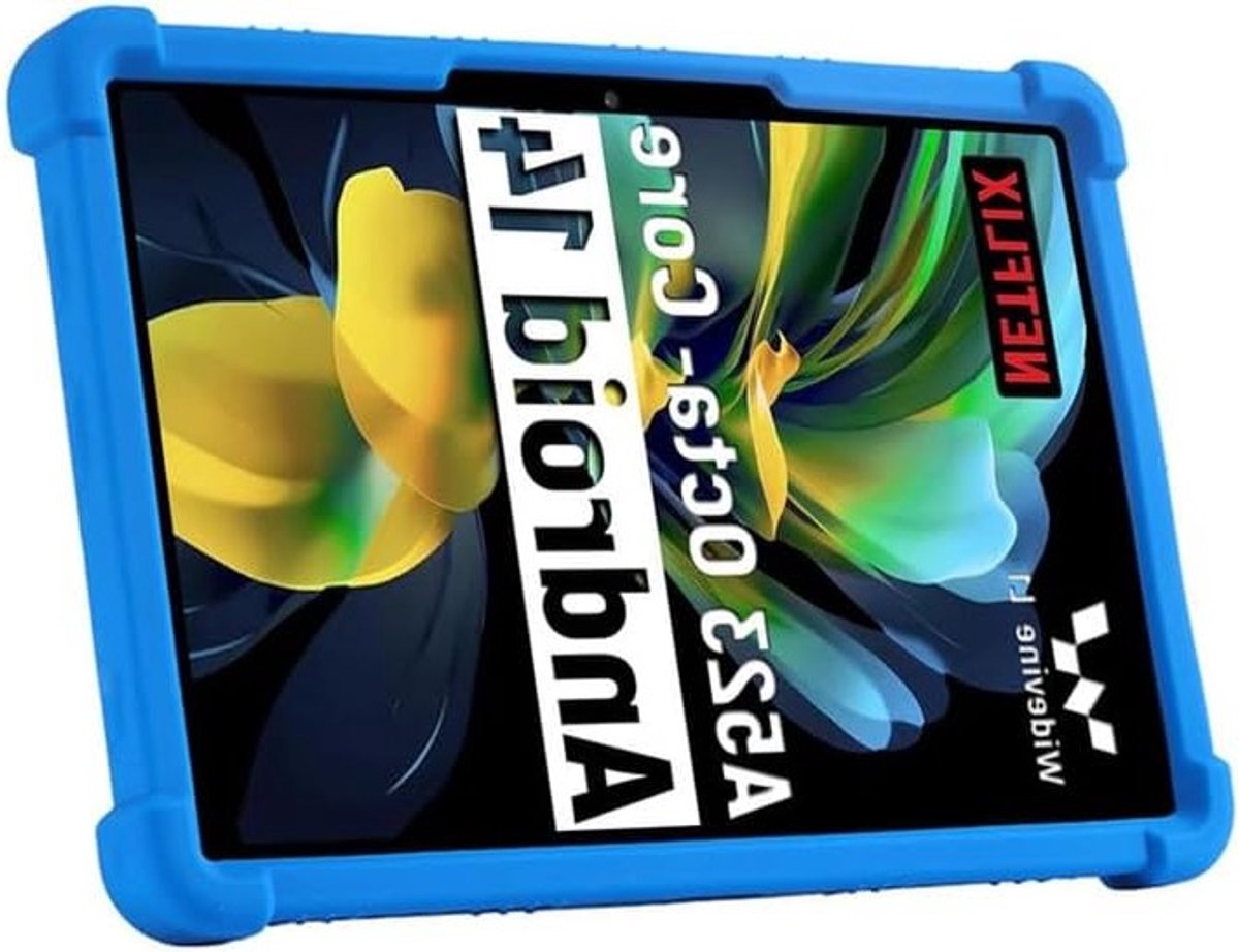 Hoezen voor 10 inch Tablet - Siliconen Case, Shockproof, Verstelbaar en Beschermend met Zachte Rubber Shell