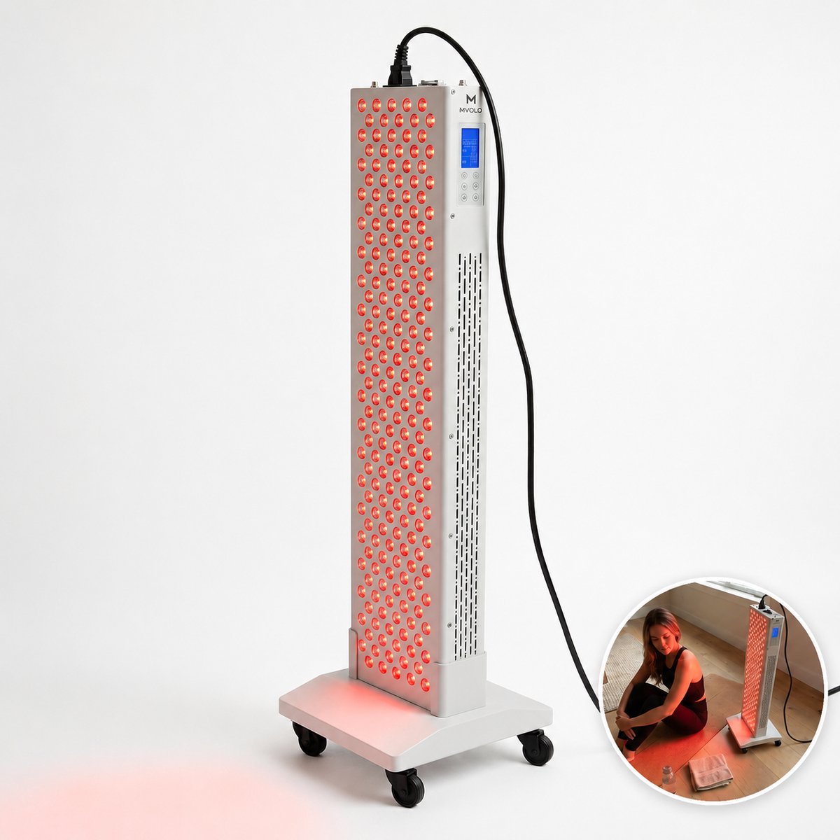 Mvolo® Platinum Series 6000 – Red Light Therapy Paneel – Rood Licht Therapie Lamp – Infraroodlamp – 7 Golflengten – Full Body