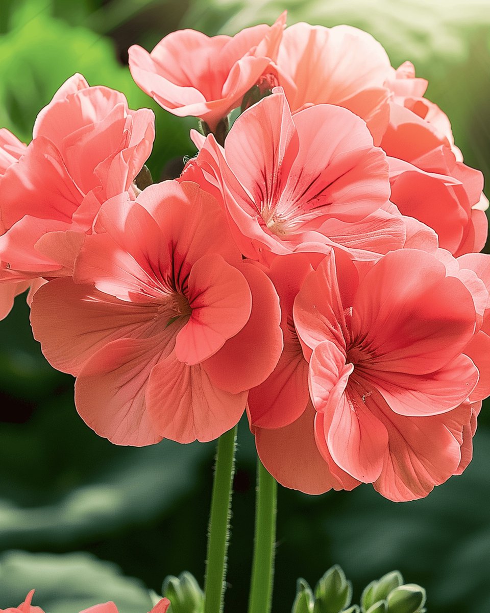 5 sets - Geranium Zaden Chérie F1 Pelargonium Zonale Eenjarig Zalmrose