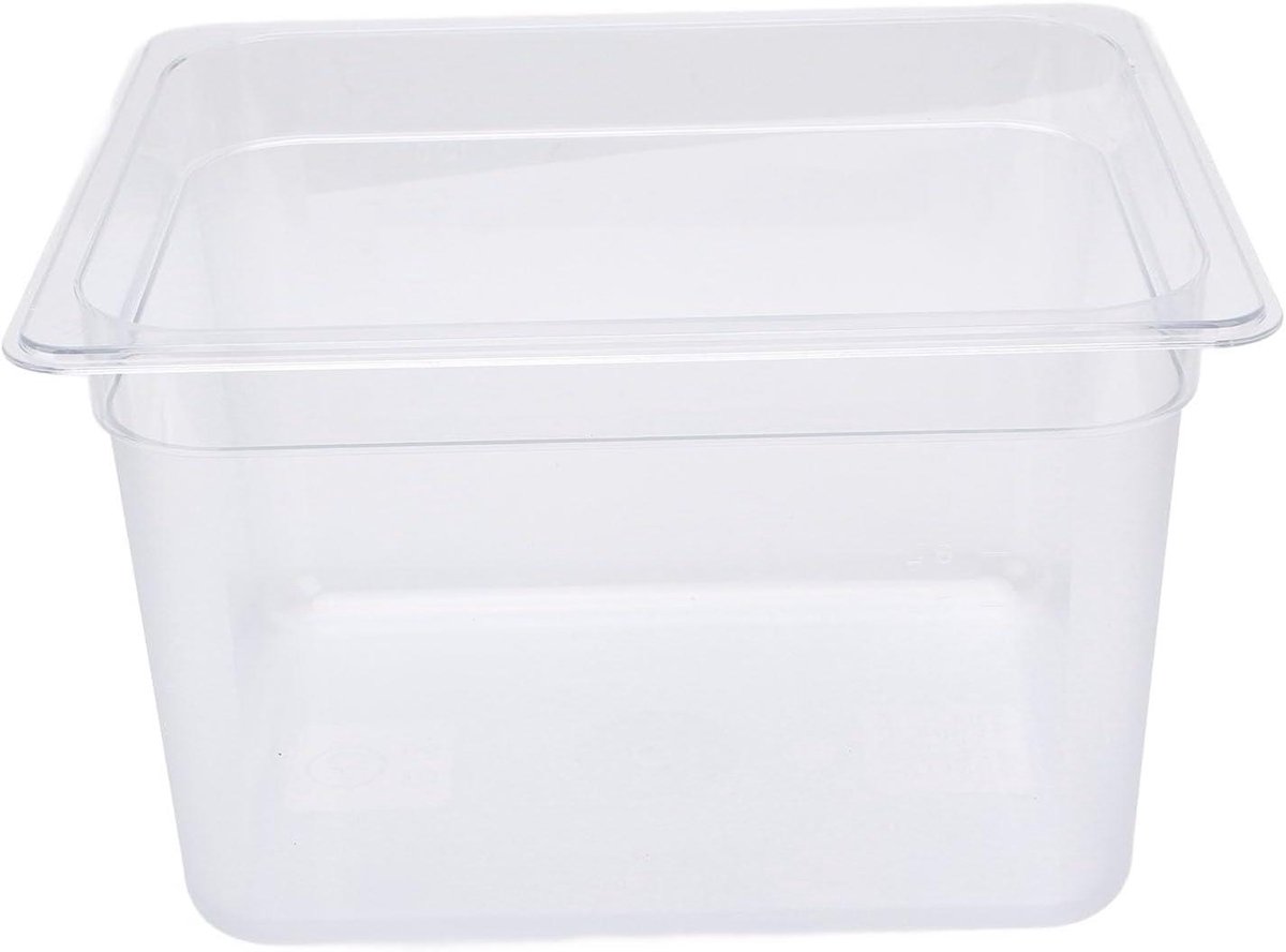 Sous Vide Container - Slow Cooker Bak - Langzaam Koken - Met Deksel - 12 Liter - Transparant