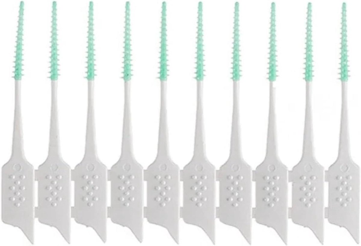 Interdentale borsteltjes - Flosssticks ragers - Mondhygiëne verbeteren - Siliconen materiaal - 150 stuks - Niet gespecificeerd