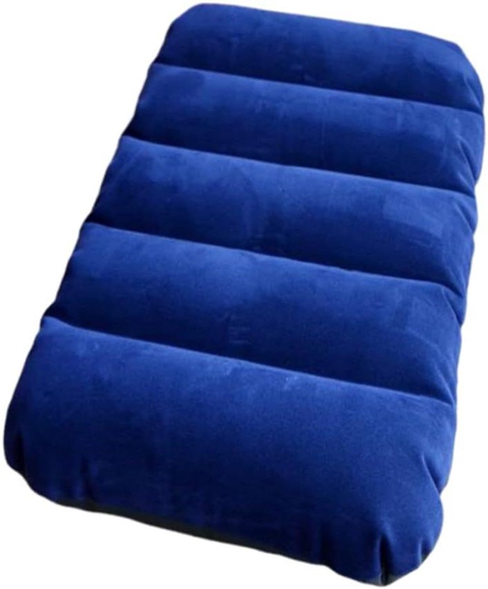 Ergonomisch Draagbaar Opblaasbaar Kussen Voor Op De Camping Kussen Voor De Rug Van Een Stoel Multifunctioneel Slaapkussen