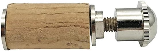 Fluit Piccolo Hoofd Gezamenlijke Kurk Cover Kroon, Piccolo Fluit Hoofd Kurk Stopper Plug Reparatie Onderdelen voor Muziekinstrument Piccolo Kroon Vervanging van Merkloos — afbeelding 2