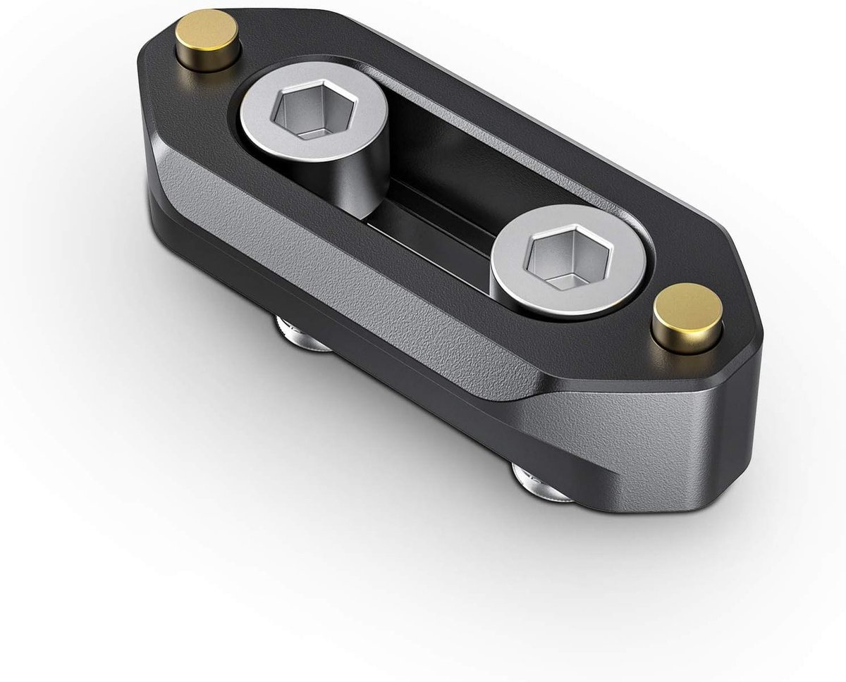 Quick Release Rail - Veiligheidsrail NATO - Camera Uitbreiding - Dubbele Veiligheidspennen - 46 mm - Zwart