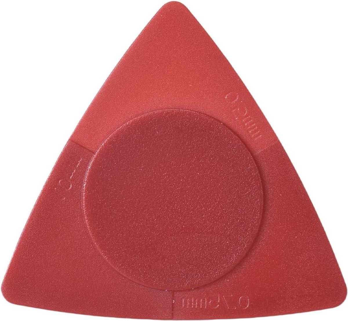 Gitaar Plectrums - Plastic Picks - Muziek Maken - Drie Diktes - 37mm - Rood