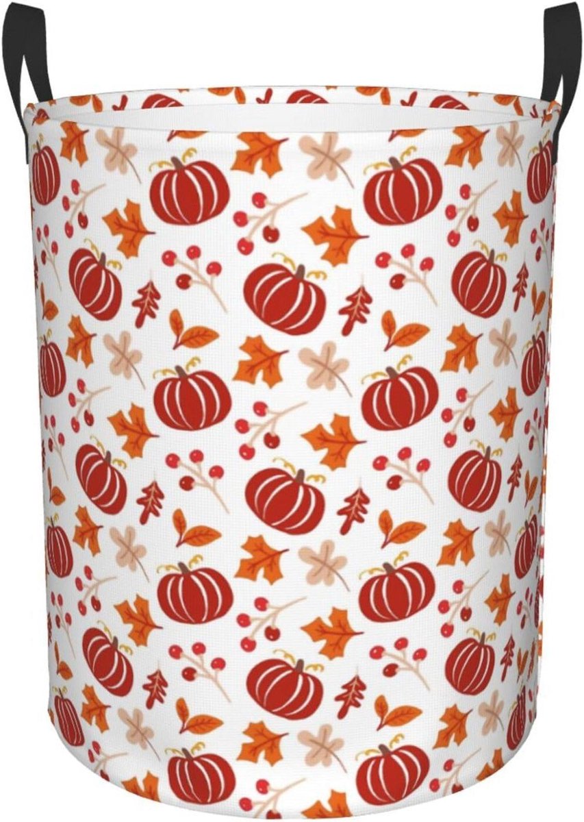 Wasmand Pompoen Kledingmand Vuile Was Kleding Opbergen Waterdicht Oxford Doek 40 x 50 cm Multicolor