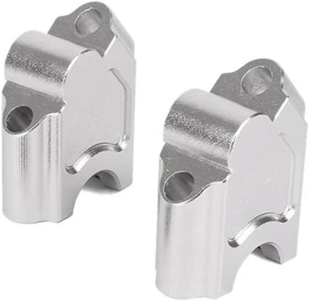 Stuurverhoger Motorfiets - Stuurklem Hefbaar - Comfortabeler Rijden - CNC Aluminium - 300 Gram - Zwart