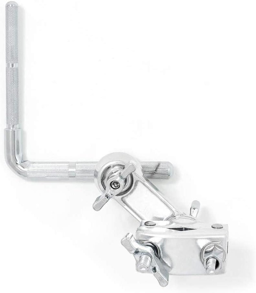 Percussiehouder - L-rod houder - Muziek maken - Gelegeerd staal - 95 mm - Zilver