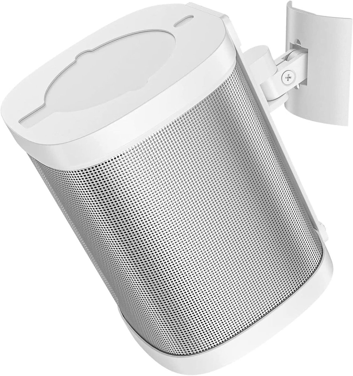 Ceiling en Wandmontage Beugel voor Sonos One, One SL en Play 1 Speakers - Kantel en Draai Functie, Wit