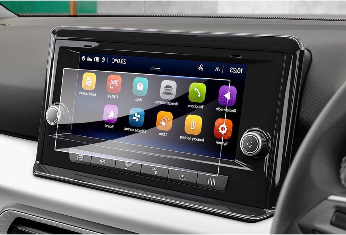 Navigatie Beschermfolie voor 8.25 Inch Touchscreen GPS van Seat Arona en Ibiza 2022-2025, Schokbestendig en 9H Krasbestendig