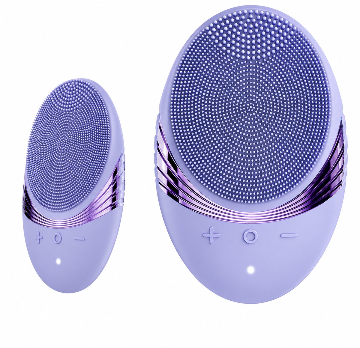 BOTC Gezichtsreinigingsborstel – oplaadbaar - siliconen gezichtsborstel-Elektrische Facial Cleansing Brush met 5 Reinigingsmodi, Oplaadbaar & Waterdicht-Paars