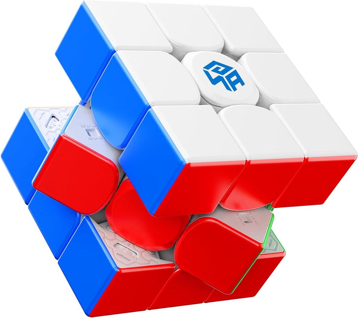 Speed Cube - Magische Kubus Puzzelbox - Hersenkraker Oplossen - Dubbele Numerieke Aanpassing - 3x3 - Frost
