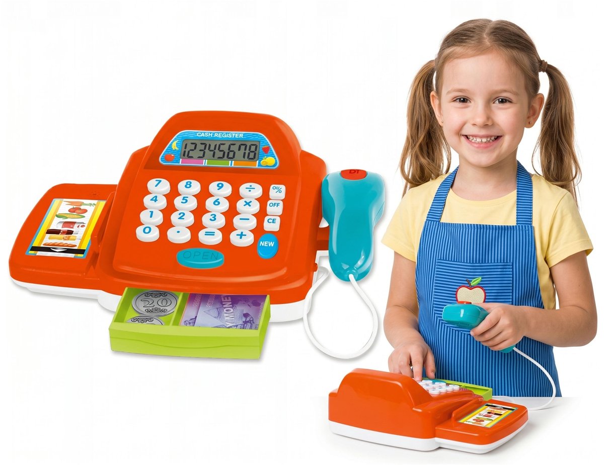 WOOPIE Kassa met Rekenmachine en Accessoires
