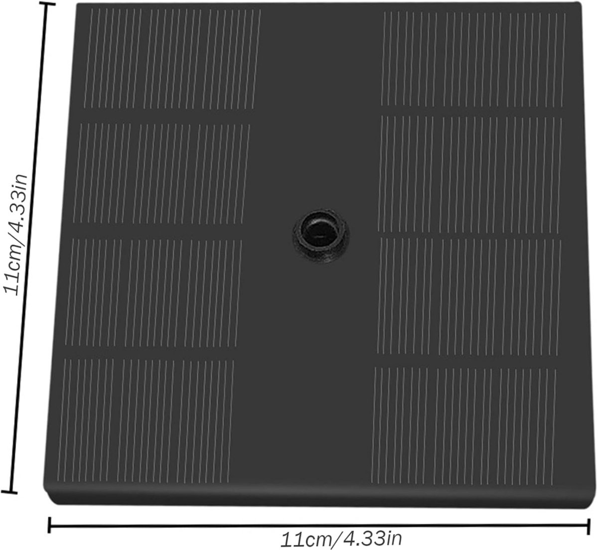 Zonnefontein - Solar Fonteinpomp voor Vogelbad en Vijver - 1.4W Fontein op Zonne-energie met - Automatische Waterpomp voor Tuin en Terras thumbnail 8