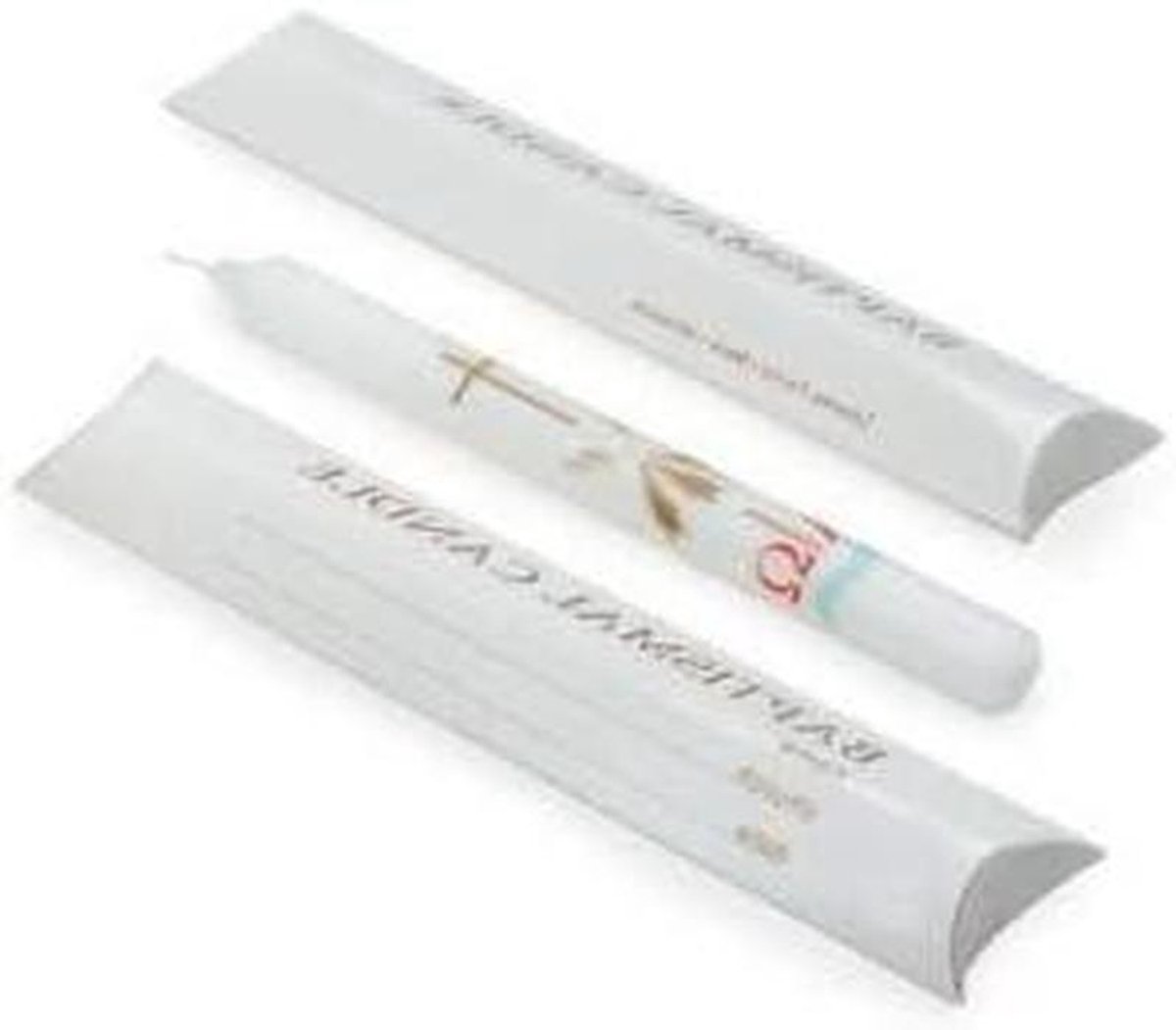 Doopkaars - Witte Kaars - Religieuze Activiteiten - Lang Brandend - 1778 cm hoog - Wit