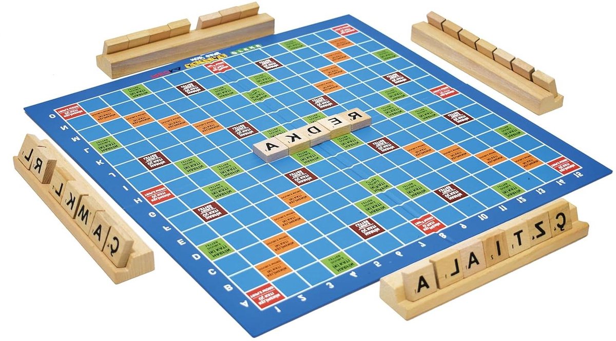 Woordspel - Letterspel Spel - Familie Spel - 100 Letterstenen - 39x39 cm - Niet gespecificeerd