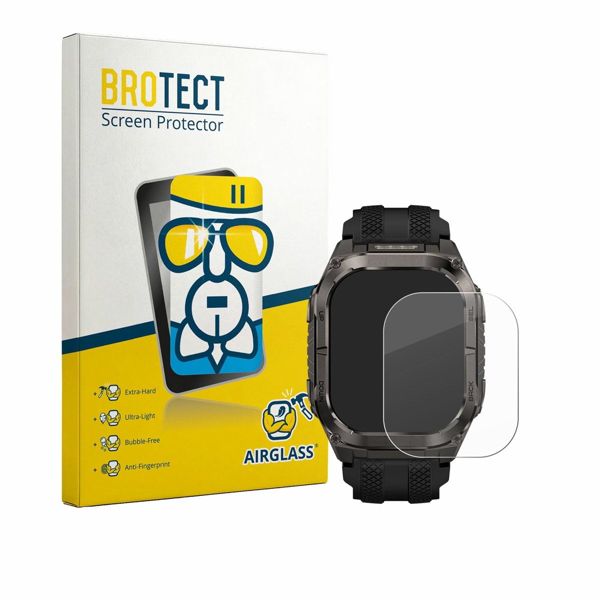 Screenprotector voor Kospet Tank M4C Beschermglas transparant