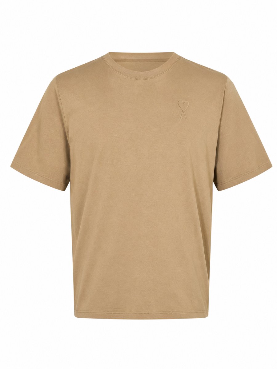 Ami Paris - T-Shirt - Camel (oversized model) - XXL