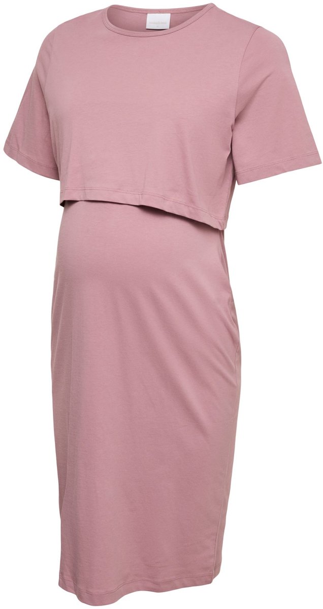 Mamalicious Mama Licious Jurk MLMAY Zwangerschapsjurk Nostalgia Rose 1