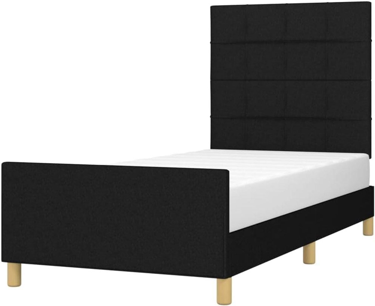 Bedframe met hoofdeinde - Ledikant slaapmeubel - Goede nachtrust - Verstelbaar hoofdbord -