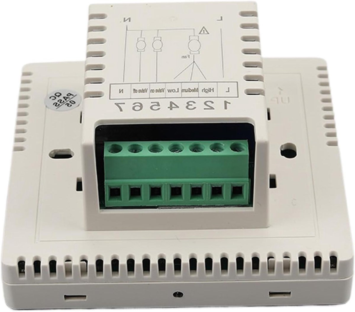Slimme Thermostaat - Kamerregelaar - Comfortabel Wonen - Vorstbescherming - 9.5 x 9 x 5.2 cm - Wit