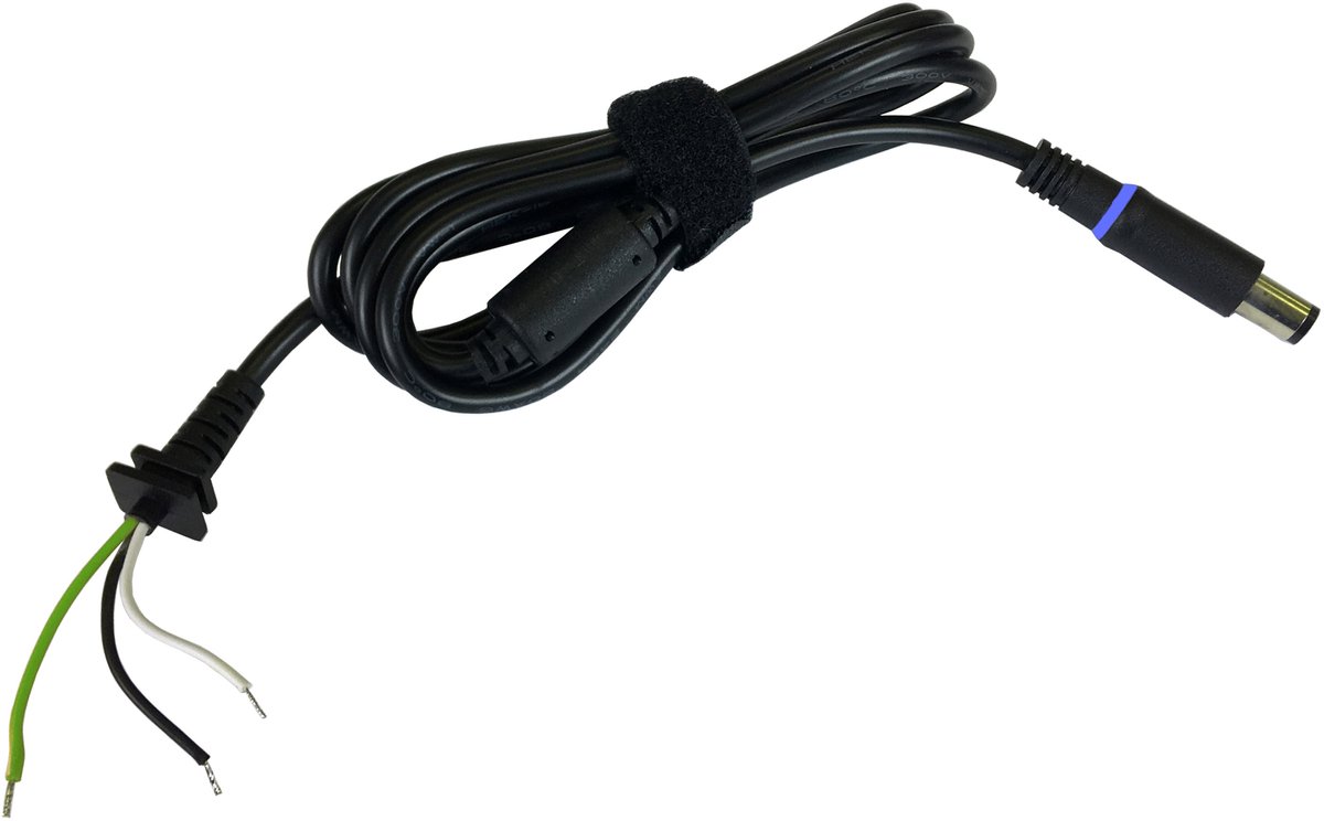 Polion Laptop Voedingskabel - 7,4x5,0mm LED - Verzilverde Pinnen - 145cm