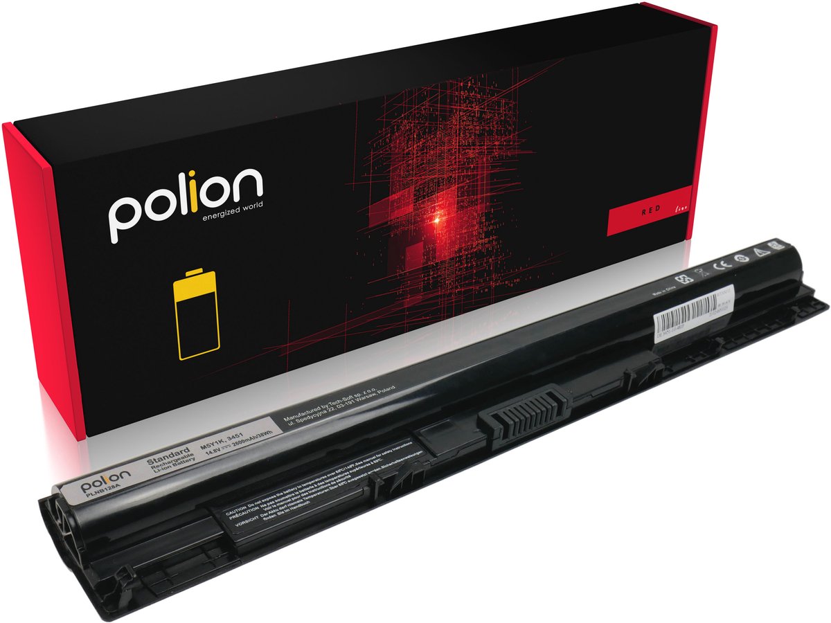 Polion Inspiron Serie - Laptopbatterij - 2600mAh - Li-Ion - Voor DELL