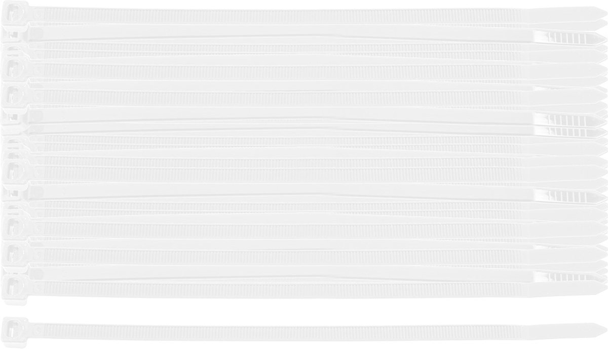 NEO TOOLS EXTREME - Nylon Bundelbanden - 4,8 x 120 mm - Wit - 100 stuks