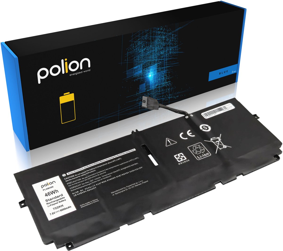 POLION - Bateria - 6000mAh - Li-Poly - DELL XPS