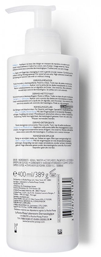 La Roche-Posay Toleriane Reinigingslotion - Gezicht en ogen - 400ml