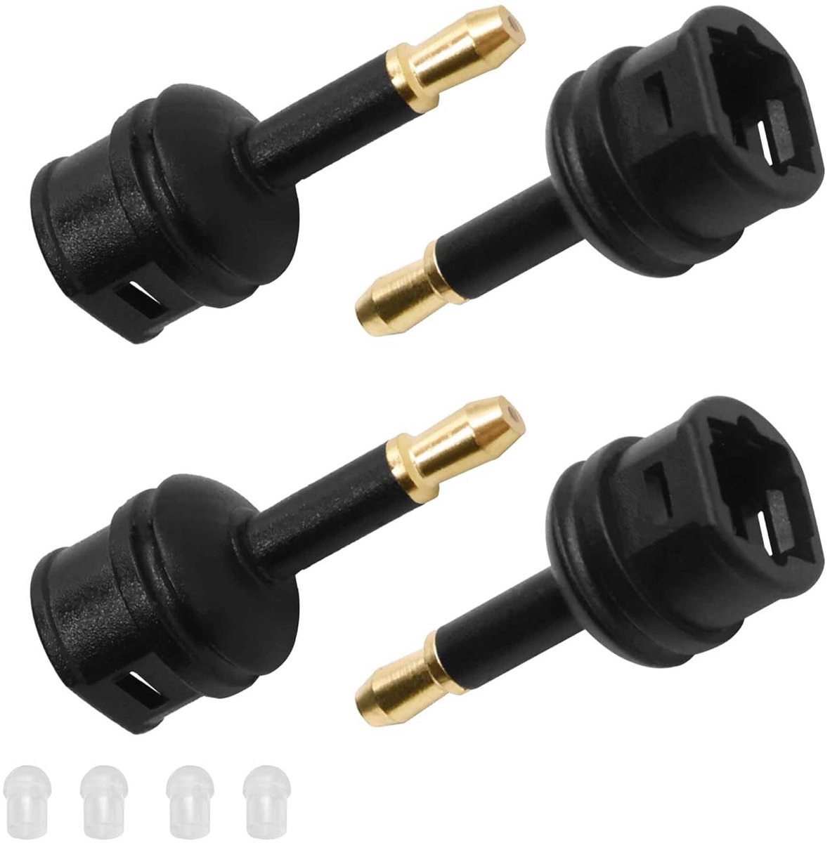 Mini Toslink Adapter - Digitale Fiber Optic Converter van Toslink naar 3.5mm Jack voor Audio Apparatuur, Laptop en TV Geluidssystemen