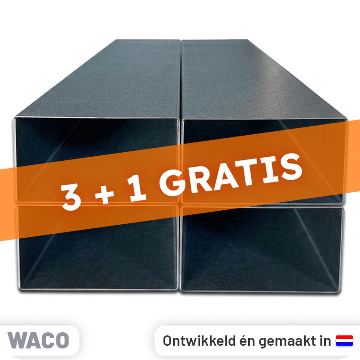 Leidinggoot Verzinkt staal Waco CD-100V 100x60 mm 2 meter