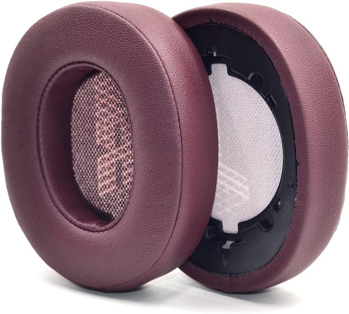 Vervangende Oorkussens voor JBL Live 500BT Hoofdtelefoon - Zachte Leren Oorkussens, Geluidsisolatie en Comfortabele Schuimrubber Oorkussens (Rood)