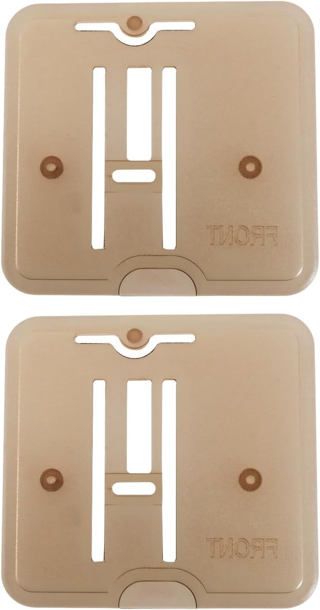 2 Stuks Naaimachine Darnplaat Geschikt voor Janome 1017 105 106 108 1117S 1612 1622 - Perfect voor Reparaties en Creatief Naaien