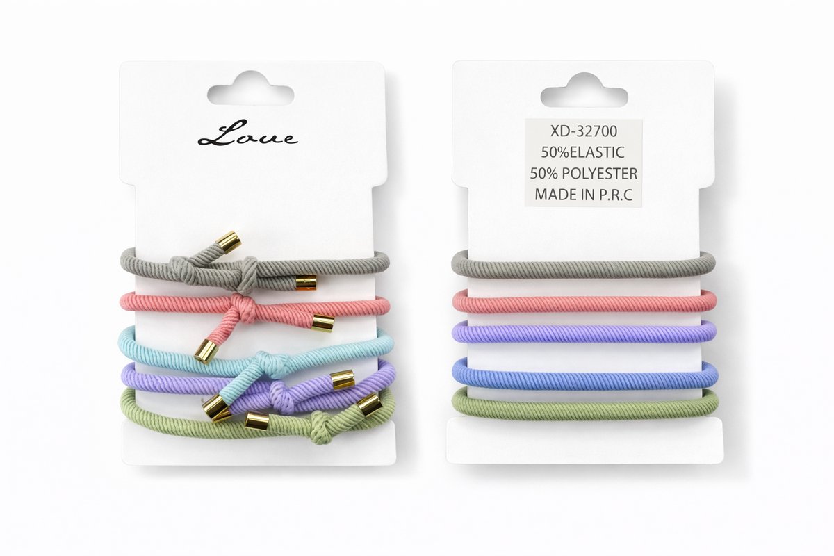 HS Haaraccessoire - Pastel Knoop - Stijlvolle Dames Accessoire - Dagelijks Te Dragen