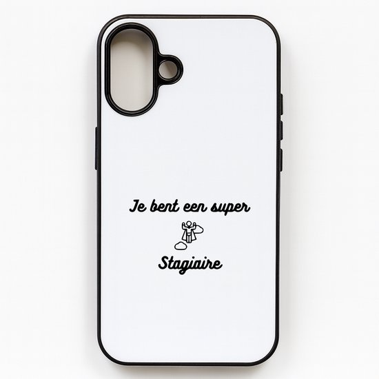 Foto: Hacebo je bent een super stagiaire telefoonhoesje stagiair beste stagiaire die er is telefoonhoesjes afscheidscadeau stagiaire cadeau leuk cadeau voor iemand die stage loopt hoesje geschikt voor iphone 16