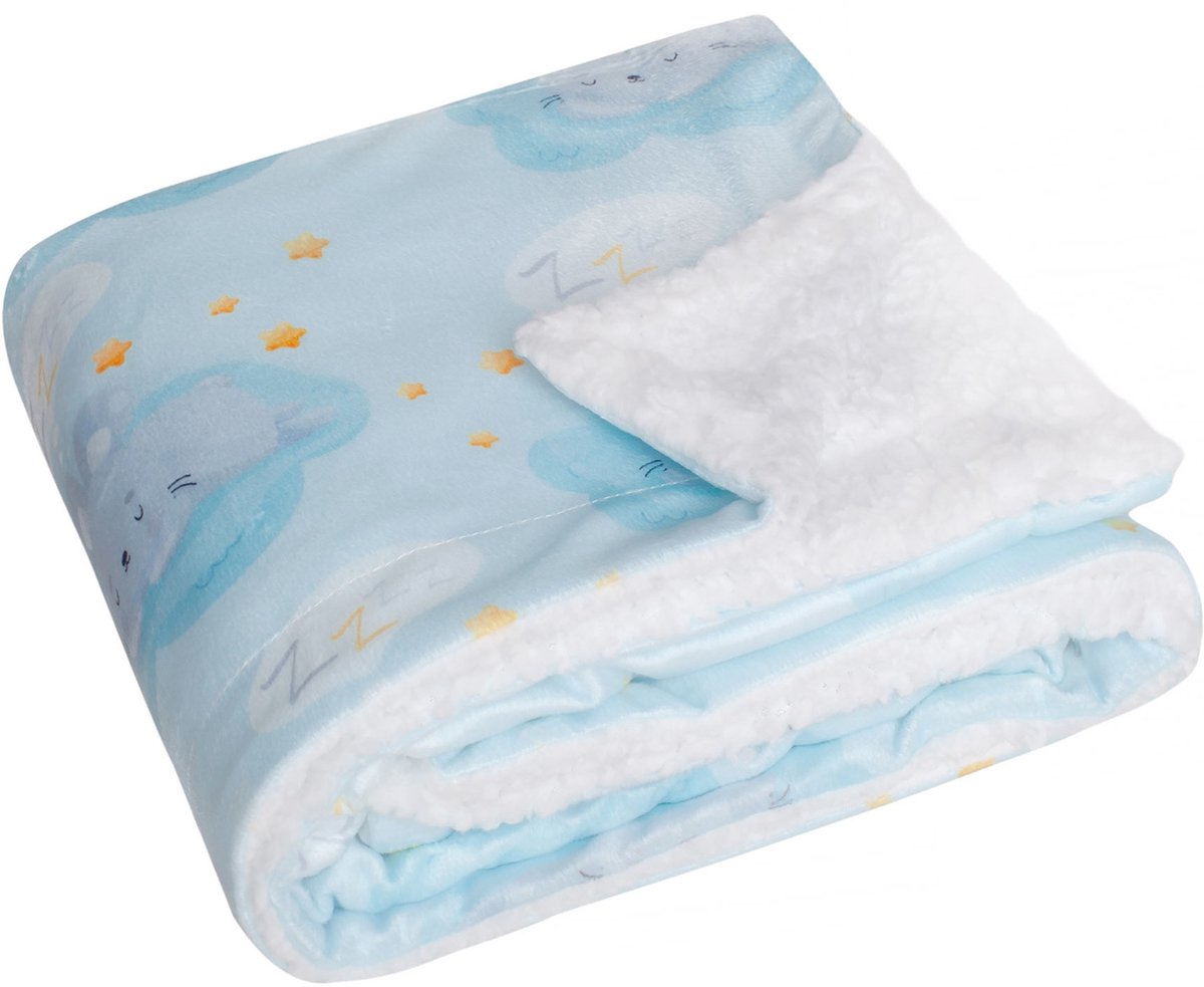 Animal Pictures Baby Sherpa Fleece deken - 80 x 100 cm - Polyester