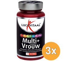 Lucovitaal 3x Multi+ Compleet Vrouw (40 tabletten) - 40 stuks