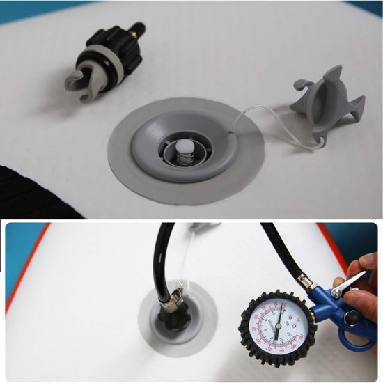 Luchtpompadapter - Ventielomvormer - Boot Oppompen - Lichtgewicht Ontwerp - 78 x 34 cm - Zwart — afbeelding 5