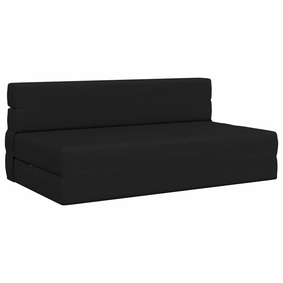 vidaXL Vouwbare - Sofa - Bed - Zwart - 152 - x - 86,5 - x - 60 - cm - Stof