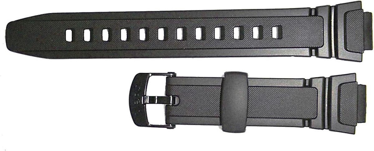 Horlogeband - Reservebandje - Horloge Reparatie - Synthetisch Hars - 22 mm - Zwart