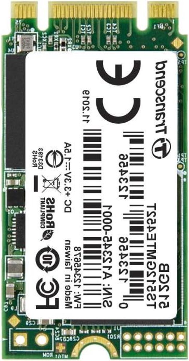 Interne SSD - Opslag M.2 - Snelle Data Transfer - Breed Temperatuurbereik - 512 GB - Zwart