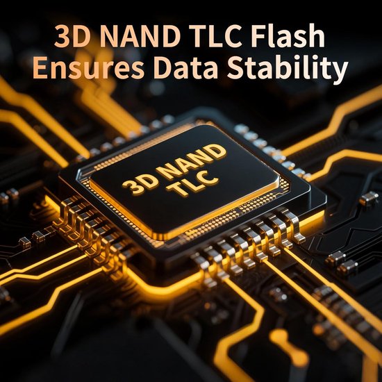 Interne SSD - Opslag Schijf - Computer Upgrade - 3D TLC NAND - 250 GB - Zwart van Merkloos — afbeelding 2
