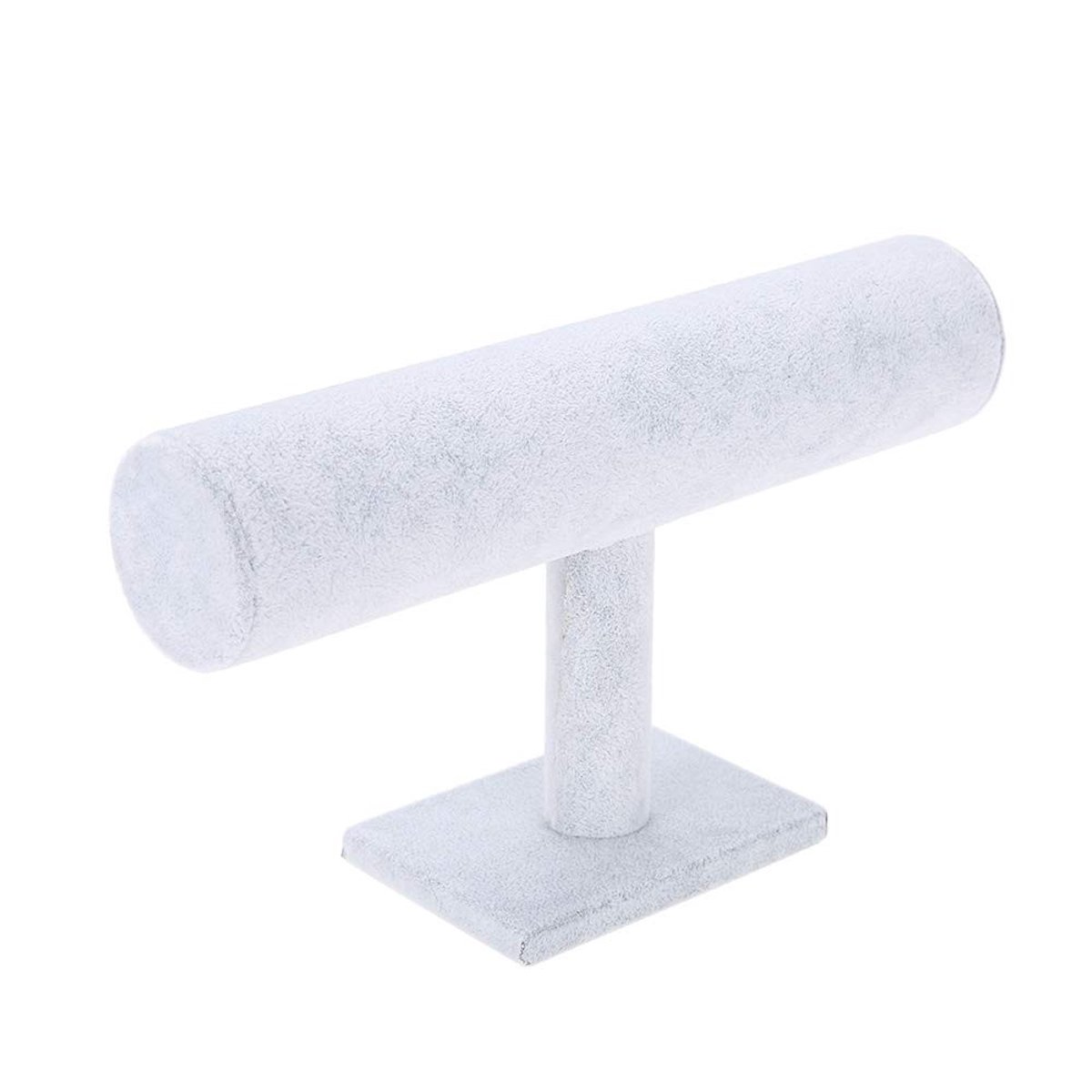 ONF3 - Sieraden T-Bar Stand - Organiseer je sieraden - Compact formaat - PU Zacht voor Horloges en Armbanden - Ideaal voor Dames - Modern design