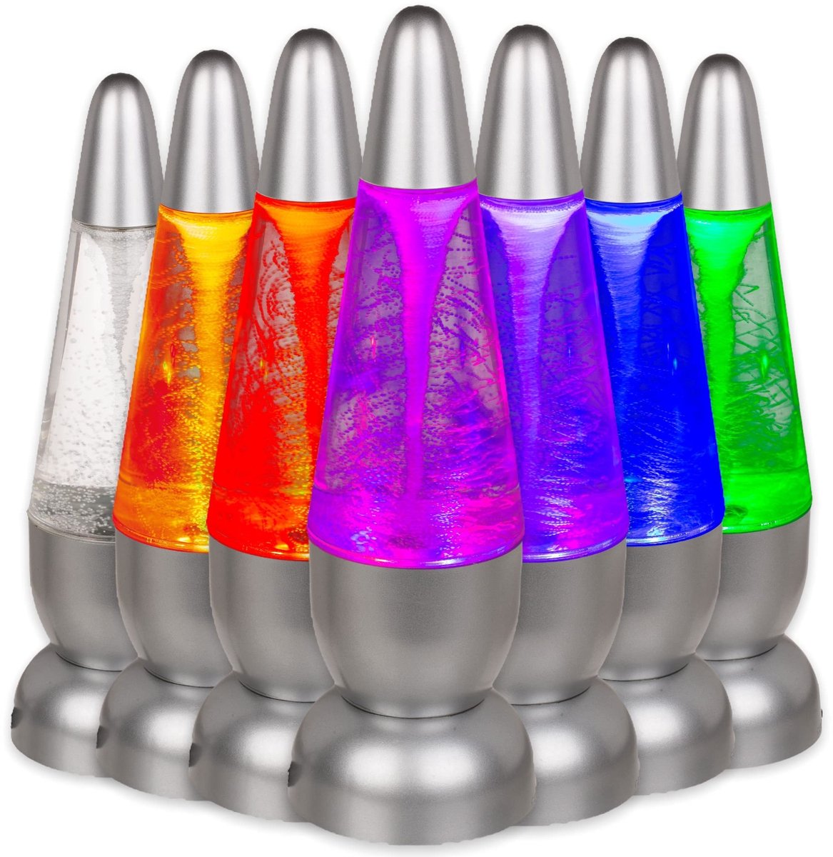 Vt products - LED-lamp - Sfeerlichteffect - Retro 29 cm - Waterwervel-effect - Batterij of USB - Geschikt voor elke ruimte