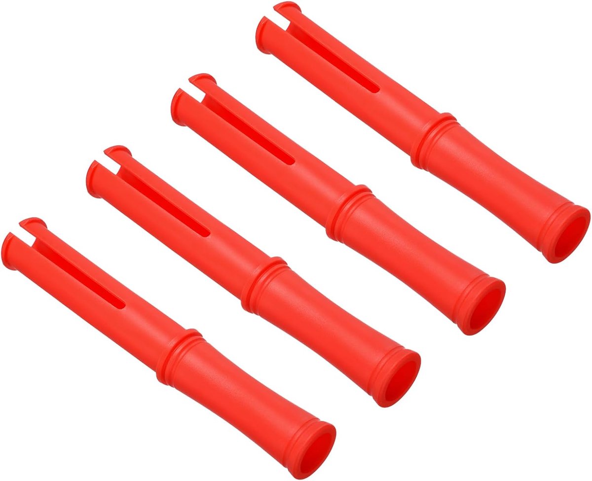 10 Inch Shrink Film - 4pcs Stretch Film Dispenser - Kleine Hand Dispenser - Bespaar voor 1.5 Inch Core - Meubelverpakking - Verhuisverpakking - Tijdschriften - Rood