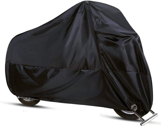 Motorhoes - Waterdicht 210D Oxford - 3XL - Winterbestendig met Winddichte Gesp - Voor Motorfiets en Scooter - Zwart