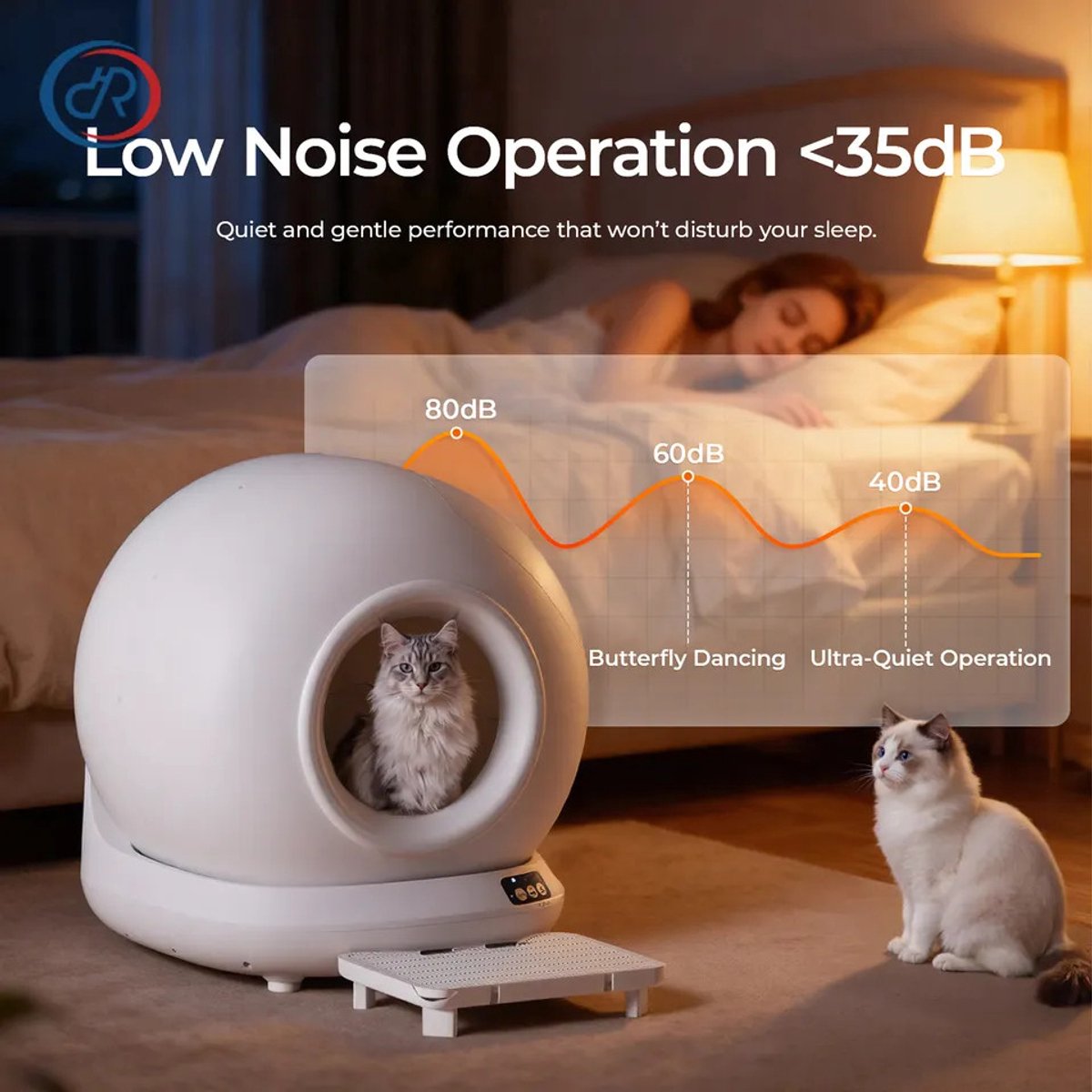 Smartlife Domotica Automatische kattenbak - Wifi thumbnail 4